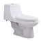 Anzzi Odin 1-piece 1.28 GPF Dual Flush Elongated Toilet in White T1-AZ056 - alternate 5
